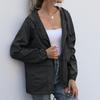 Women's Fashion Casual Solid Color Waterproof Outdoor Hiking Short Jacket