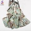 Ladies Pink Scarves Wraps New Lily Large Square Women Silk Scarf Cape 160*70Cm High Top Autumn Winter Female Silk Neck Scarf