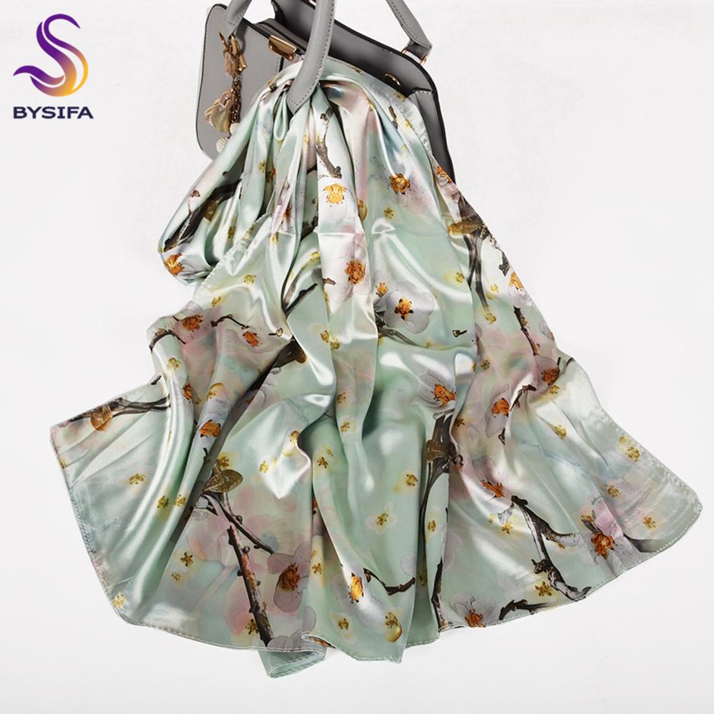Ladies Pink Scarves Wraps New Lily Large Square Women Silk Scarf Cape 160*70Cm High Top Autumn Winter Female Silk Neck Scarf