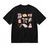 Women's Breathable Classic T-Shirt Pink Baking Tools Illustration Design Tee