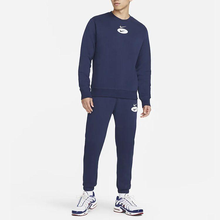 Nike Sweatshirts Men's Blue Crew Neck Thickened Other DM5461-410