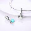 Authentic Charm Bead Charms copper Certified Luminous Fireflies Candy Stars Hearts Bead Charms Compatible With Bracelets Jewellery Diy Women