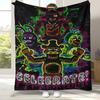 Coperta in Flanella Horror Freddy F-FNAF Games, Coperta in Peluche Calda Ultra Morbida per Casa Camera da Letto Letto Divano Ufficio Campeggio Picnic