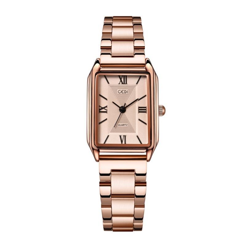 Classic Simple Square Watch Women'S Style Niche Fashion Light Luxury High Sense Versatile Steel Belt Women'S Watch