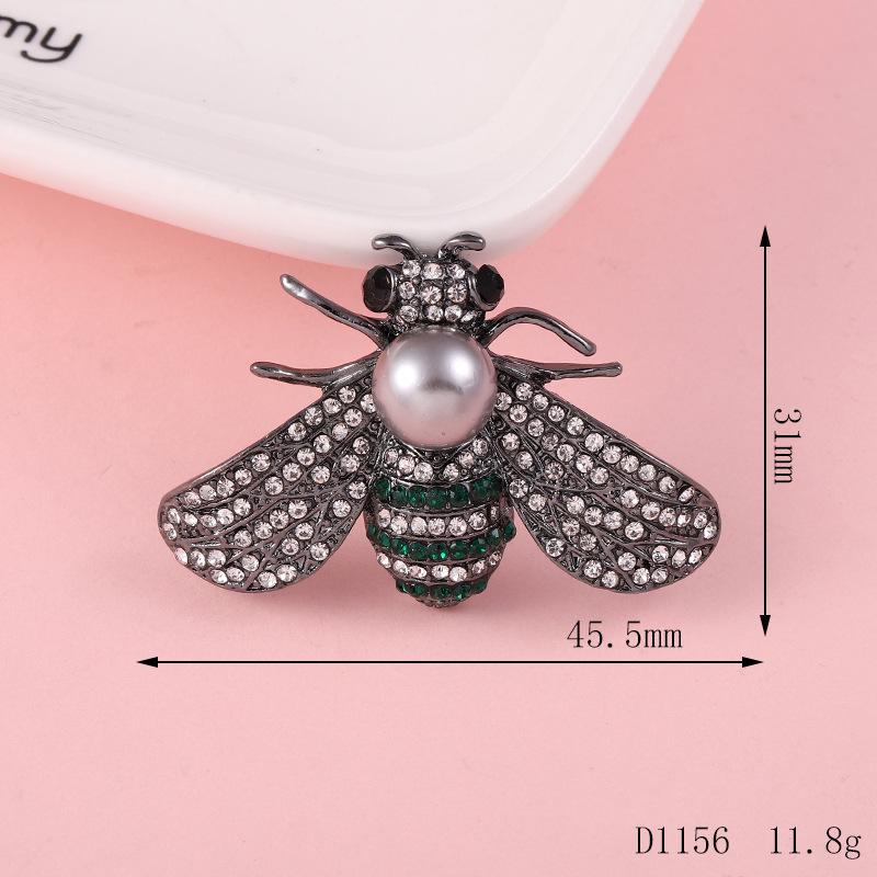 

Креативные аксессуары для мобильных телефонов с жемчугом и бриллиантами в виде пчелы своими руками - милые пчелы и парные украшения D1156 Diamond Bee темно-зеленого