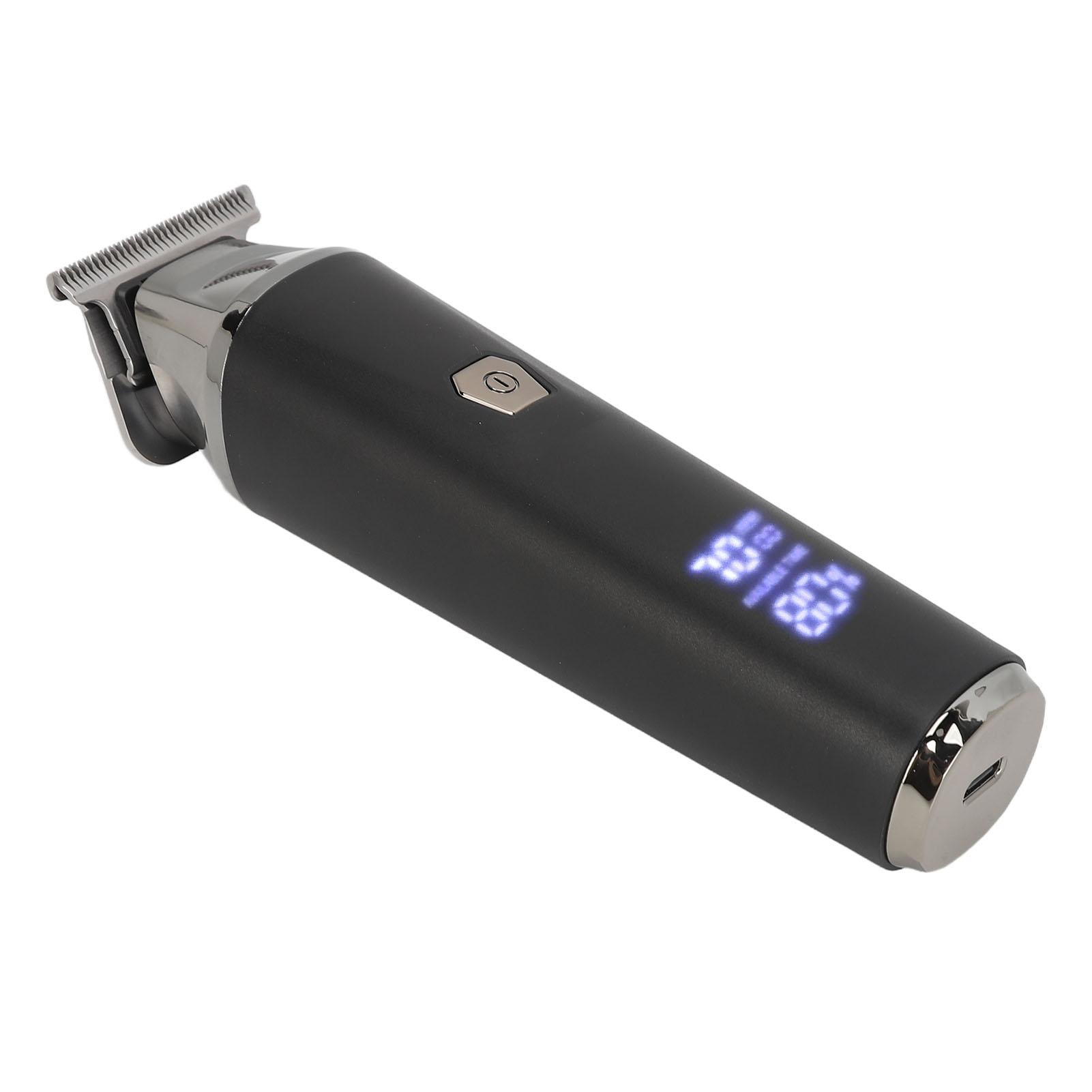 

Машинка для стрижки волос ЖК-дисплей USB-зарядка Портативный Мощный мотор Низкий уровень шума Электрический триммер для волос для парикмахерской