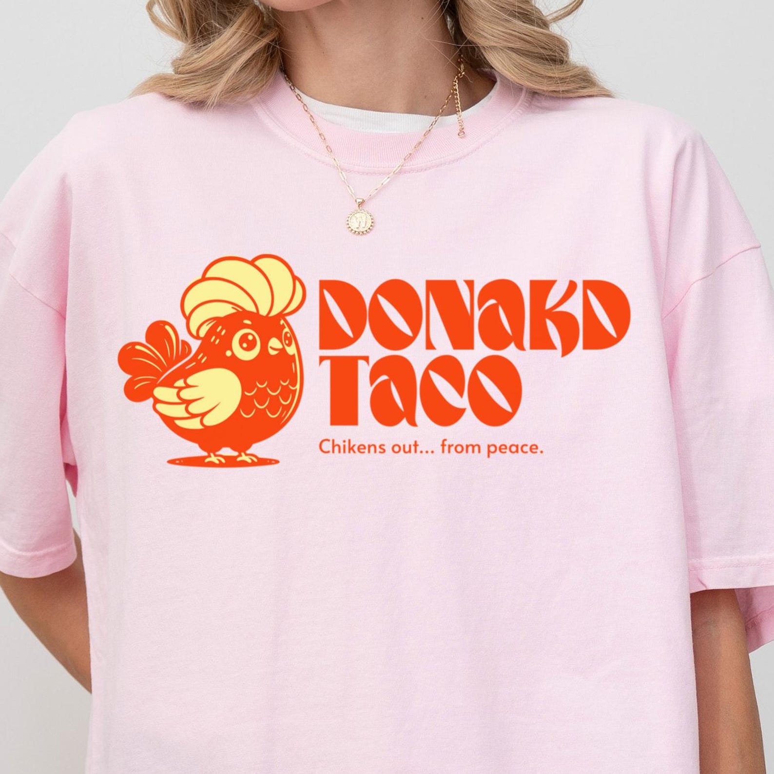 Donald Trump Taco Shirt, Political Humor Graphic Tee M