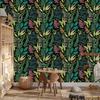 Forest wallpaper with fern leaves for living room and bedroom 50x1000