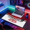 Custom Name Personalized Football team F.C Pattern Mousepad, Laptop PC Desk Mat, Decorative Desk Mat for Home Keyboard Pad Gift