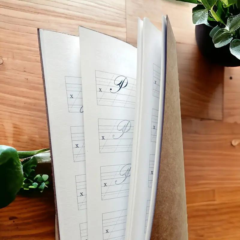 Beginner Calligraphy Practice Workbook - Elegant Carving Script Copybook -14+age Group, Learn Exquisite Writing Skills