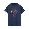 Marvel Womens/Ladies Thor Love And Thunder Logo Triangle Cotton Boyfriend T-Shirt