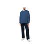 Polo Ralph Lauren Small Pony Logo Embroidered Crew Neck Long Sleeve Knit Sweater Men sweater Blue MNPOSWE16820224-410