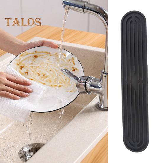 Drain Mat Flexible Silicone Sink Drain Pad Anti-Slip Silicone Countertop Protection Mat for Home