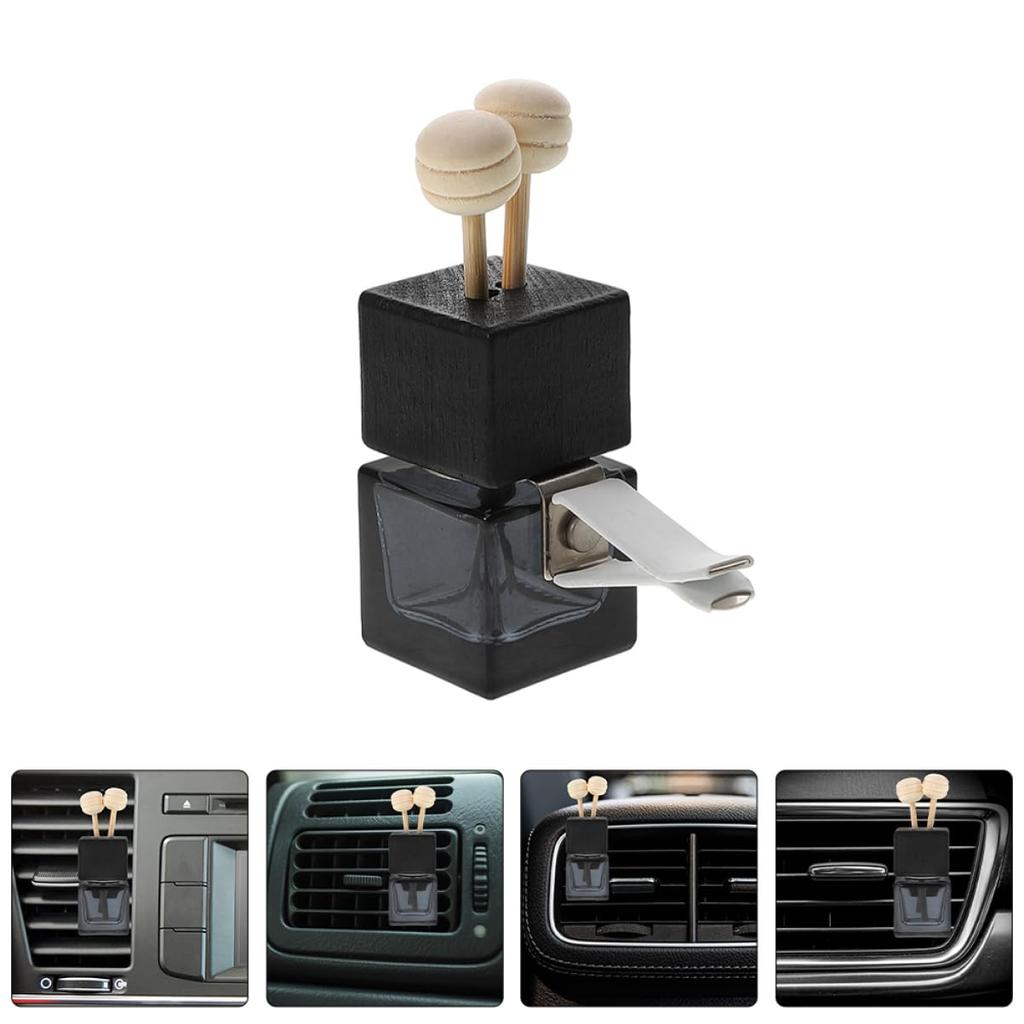 JUMPLAWN 2pcs Car Air Conditioner Bottle Car Aroma Hanging Bottle Air Vent Aromatherapy