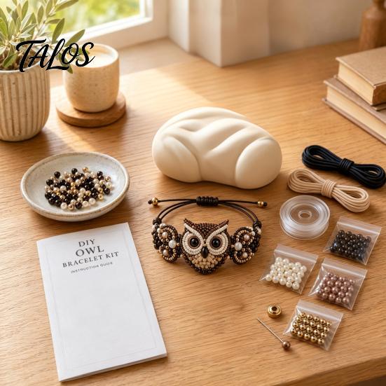 Jewelry Making Kit DIY Beaded Bracelet Kit, with Colorful Bead Set Beads And Animal Charms, Handmade Craft for Adults Personalized Supplies