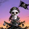 Skull Tree Topper Pirate Skull Tree Decoration Spooky Skeleton Tree Topper Ornaments for Halloween Christmas Decor for Home