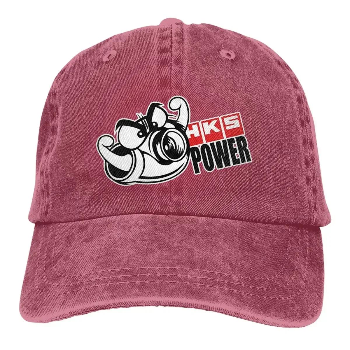 HKS Power Turbo Baseball Cap Unisex Hats WoUnisex Visor Protection Snapback HKS Caps One Size