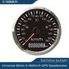 Waterproof 85mm GPS Speedometer 0-125 MPH 0-160 MPH 0-200 MPH for Snowmobile Motorcycle ATV UTV Total Mileage Adjustable 12V 24V