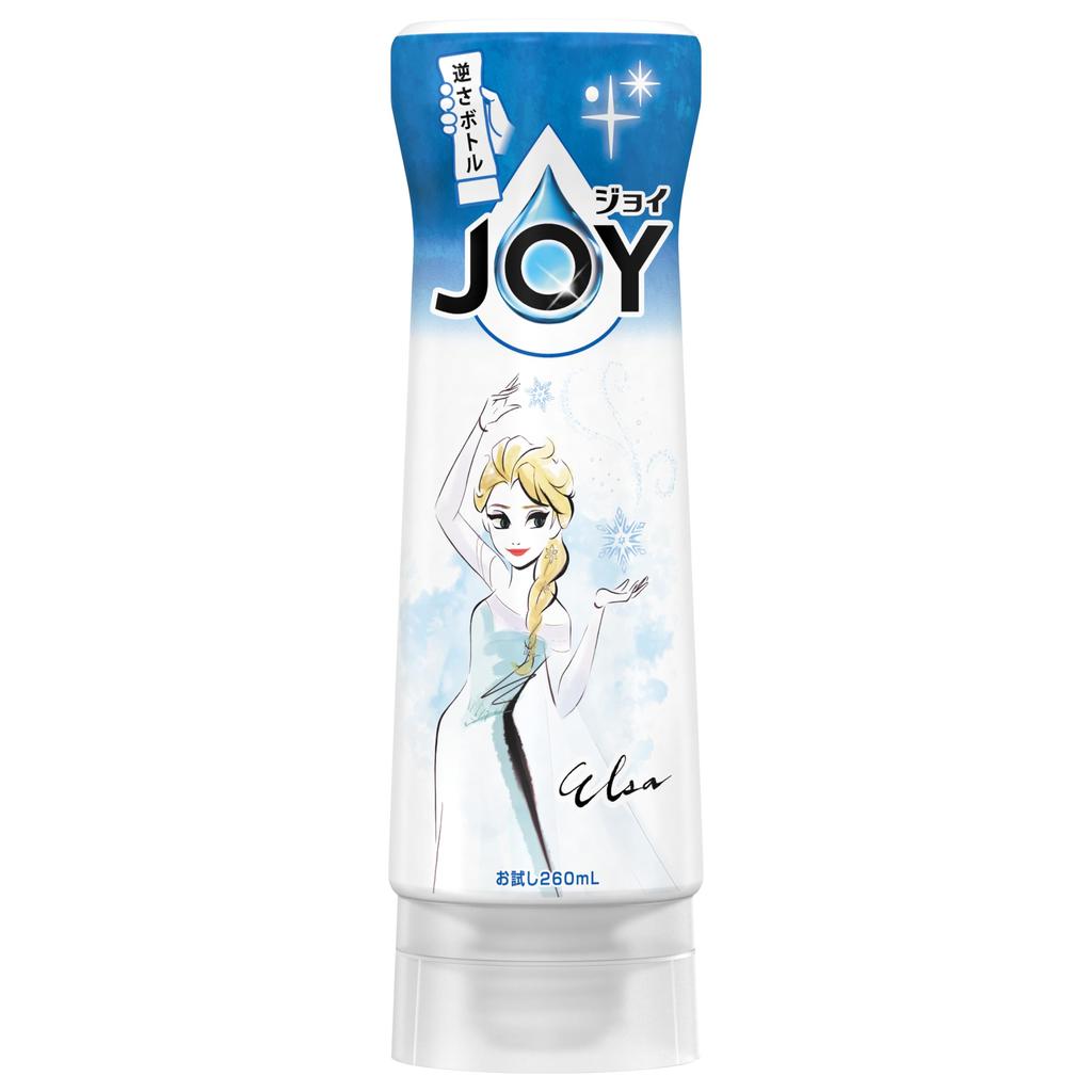 Joy W Disinfettante Piatti Rinfrescante Invertito Collaborazione Disney 260ml Detersivo, Profumo, Flacone, Design,