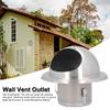Round Wall Vent Cover Decorative External Extractor Vent Durable Air Vent  Garage Ventilation