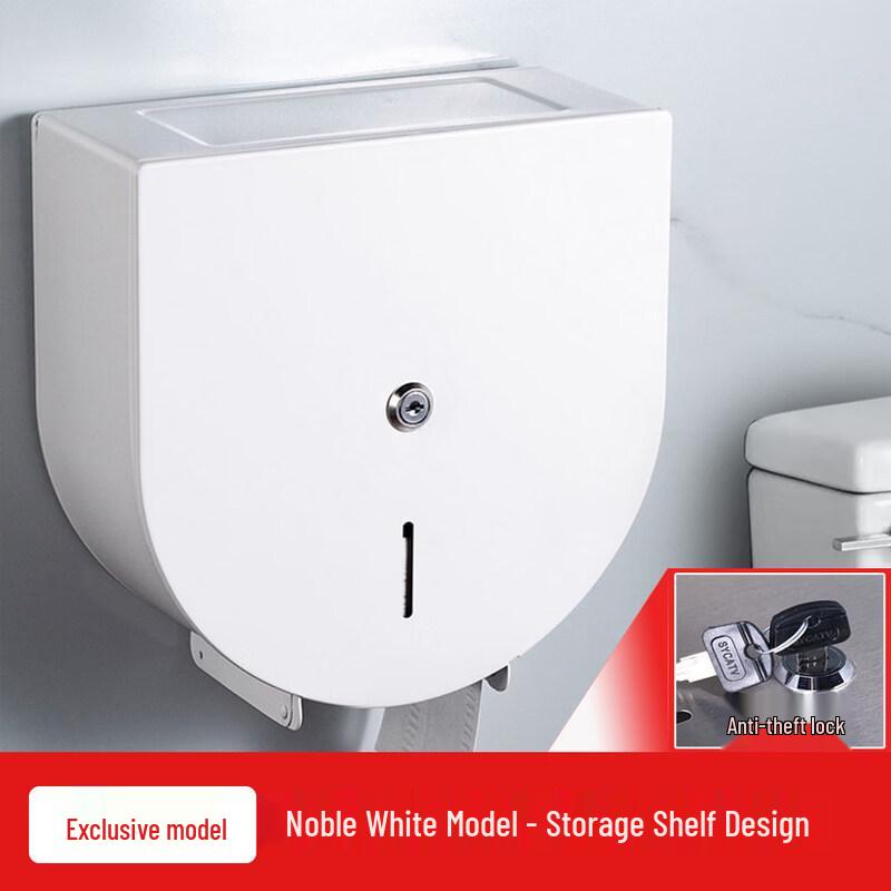 

RSRDDY Wall-Mounted Stainless Steel Jumbo Roll Tissue Dispenser