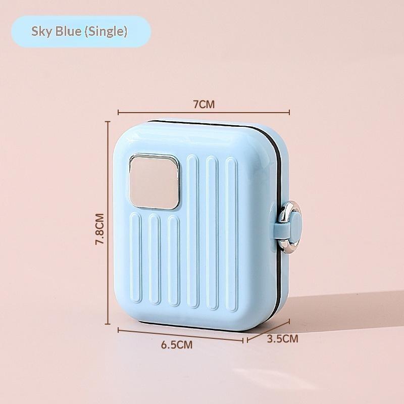 Mini Boîte à Pilules de Voyage Portable Organisateur 7 Jours Rangement Bijoux Pour les Déplacements