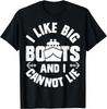 J'aime les gros bateaux et je ne peux pas mentir T-shirt amusant pour homme de croisière