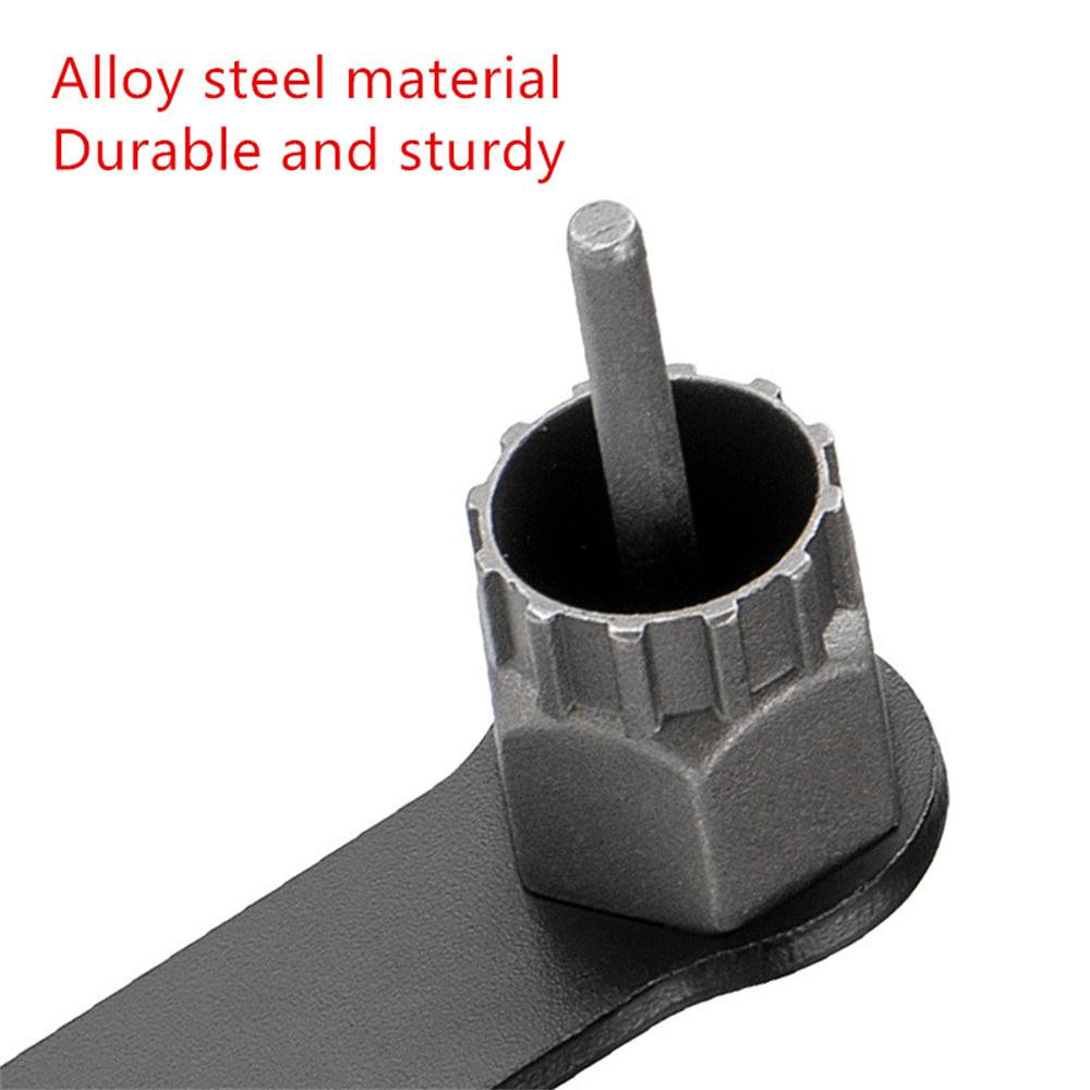 2Pcs Cassette Install Removal Tool Kit with Chain Whip