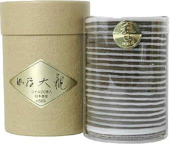 

Nippon Kodo Incense Spiral Coil, Kyara Daikan, 20 Rolls, 569