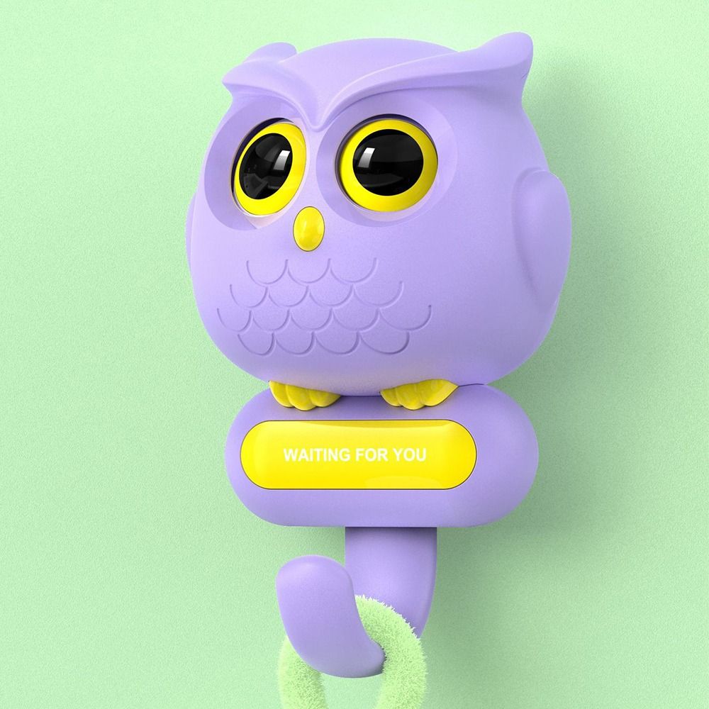 Key Holder Hooks Owl Blink Hook Free Punching Storage Rack New Animals Wall Hanging Hook