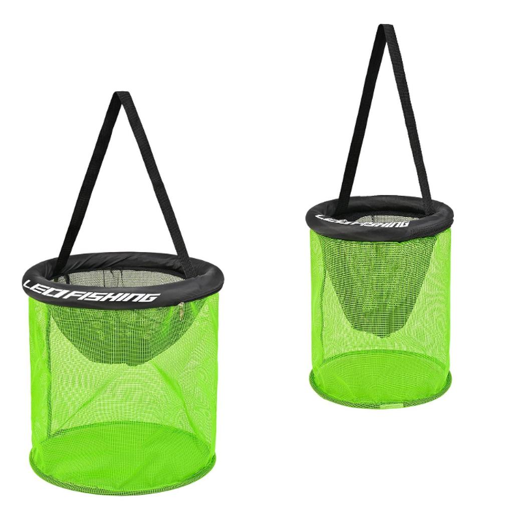 Floating Fishing Net Fishing Accessories Practical Lightweight Multifunction Sturdy Nylon Net Fish Baits Bag for Outdoor Pond