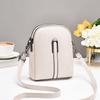 Handytasche Damen Sommer Neu Mini Kleine Tasche Modisch Vertikal Weiches Leder Schulter Umhängetasche Wechsel Damen Tasche