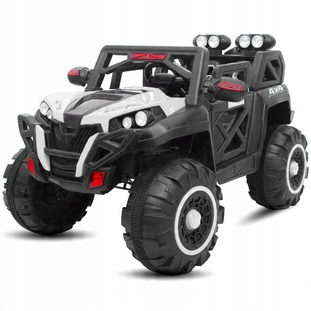 Auto Buggy Perfomance White Battery-Powered, Strong, Safe