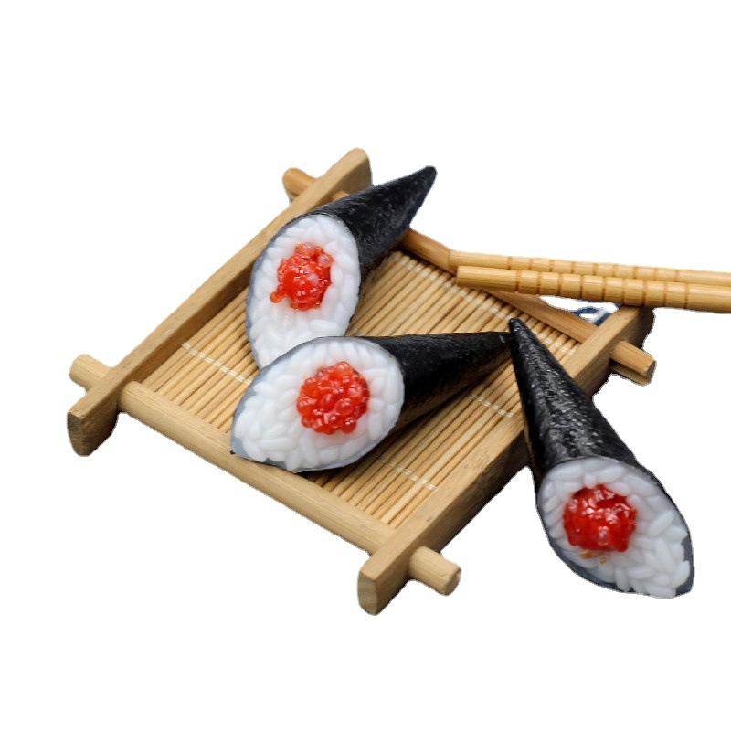 Simulation Sushi Rice Fake Food Model Salmon Japanese Restaurant Window Display Photography Prop Home Decor
