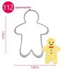 Stainless Steel Christmas Tree Cookie & Cake Cutter Mold Set