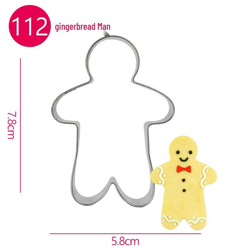Christmas Hat Cookie Cutter & Character Mold Set for Home Baking