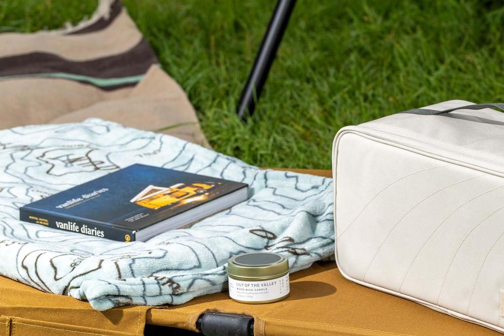 Oregonian Camper Outdoor Fireproof Topo OCFP511TB Blanket, Medium, Black,