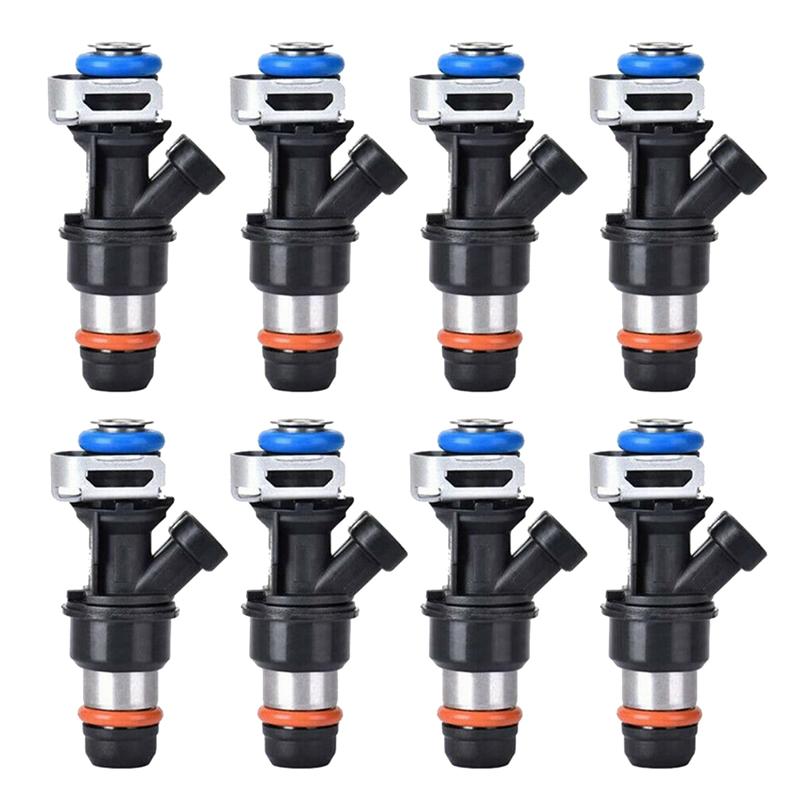 HOT-8Pcs Fuel Injectors Parts For 99-07 Chevy Silverado GMC SIERRA YUKON 4.8 5.3 6.0 25317628 25323974,8Pcs Fuel Injectors Parts