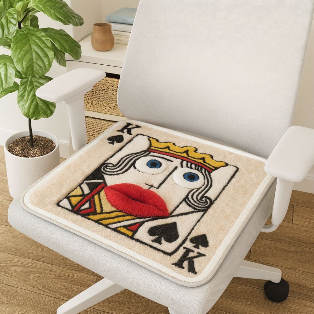 Rutschfestes Plüschkissen Dekorative Warme Sitzauflage Universelle Stuhlauflage Studentensitz