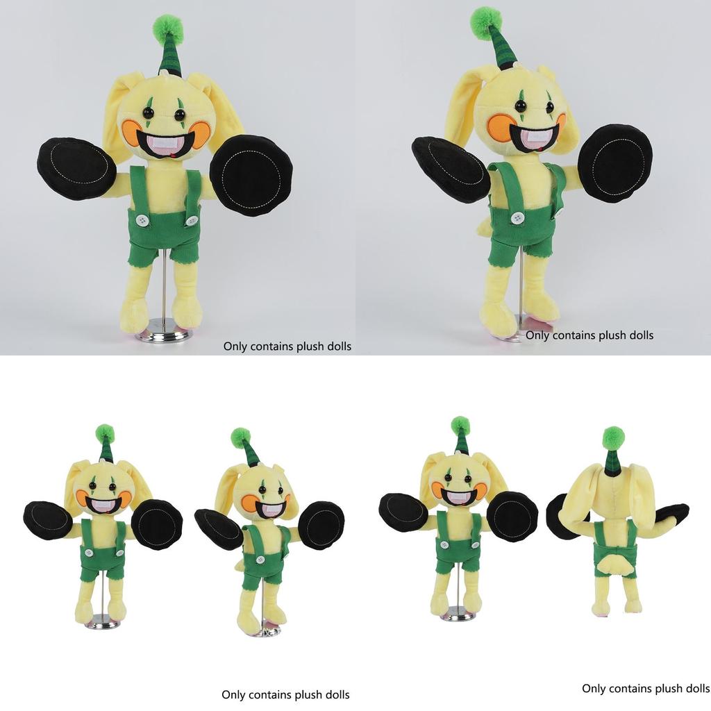 Poppy Playtime Bunzo Bunny Plysjleke Dukke Huggy Wuggy Gul Kanin Myk Klembar
