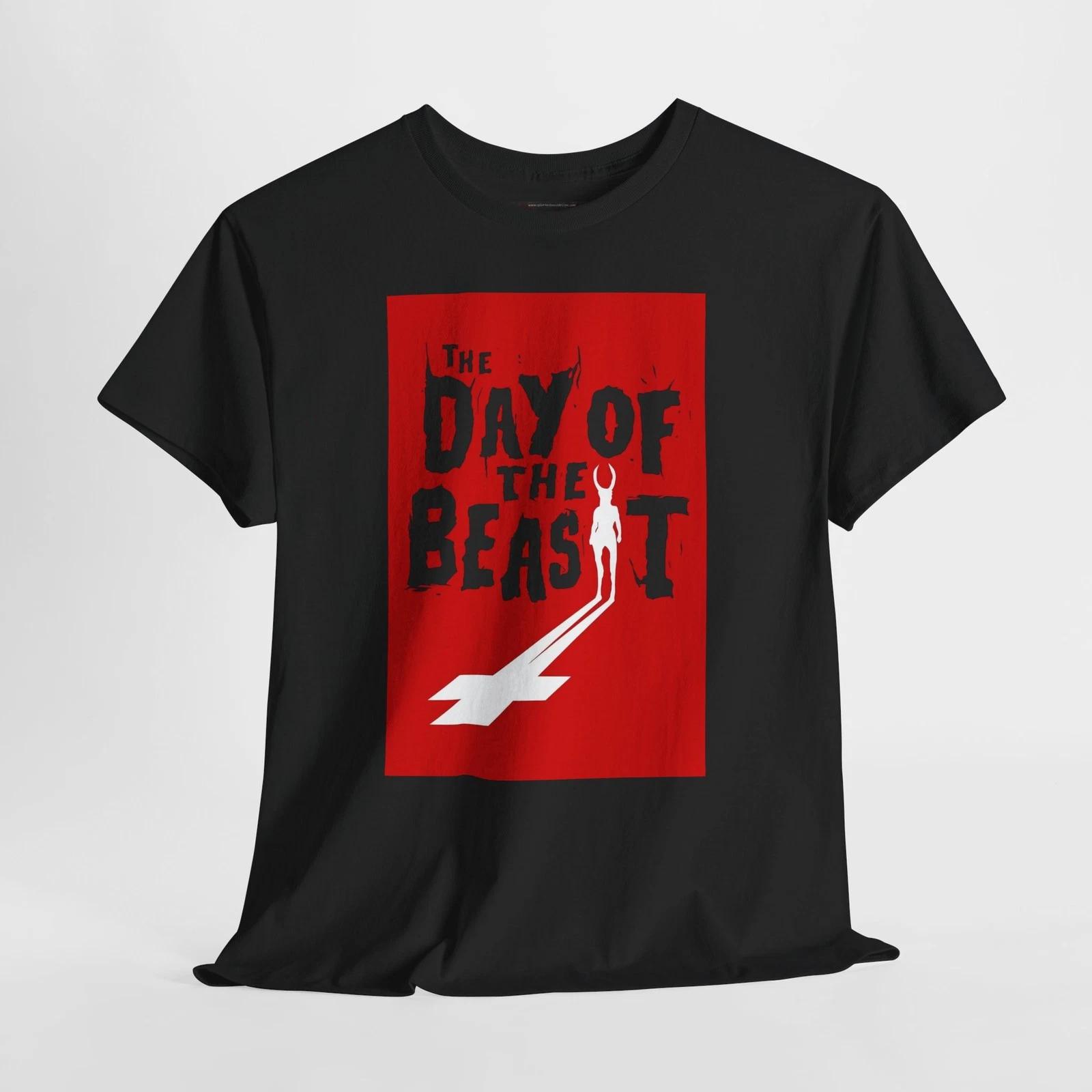 The Day of the Beast 1995 Retro Movie Poster Horror Unisex Graphic T-Shirt M
