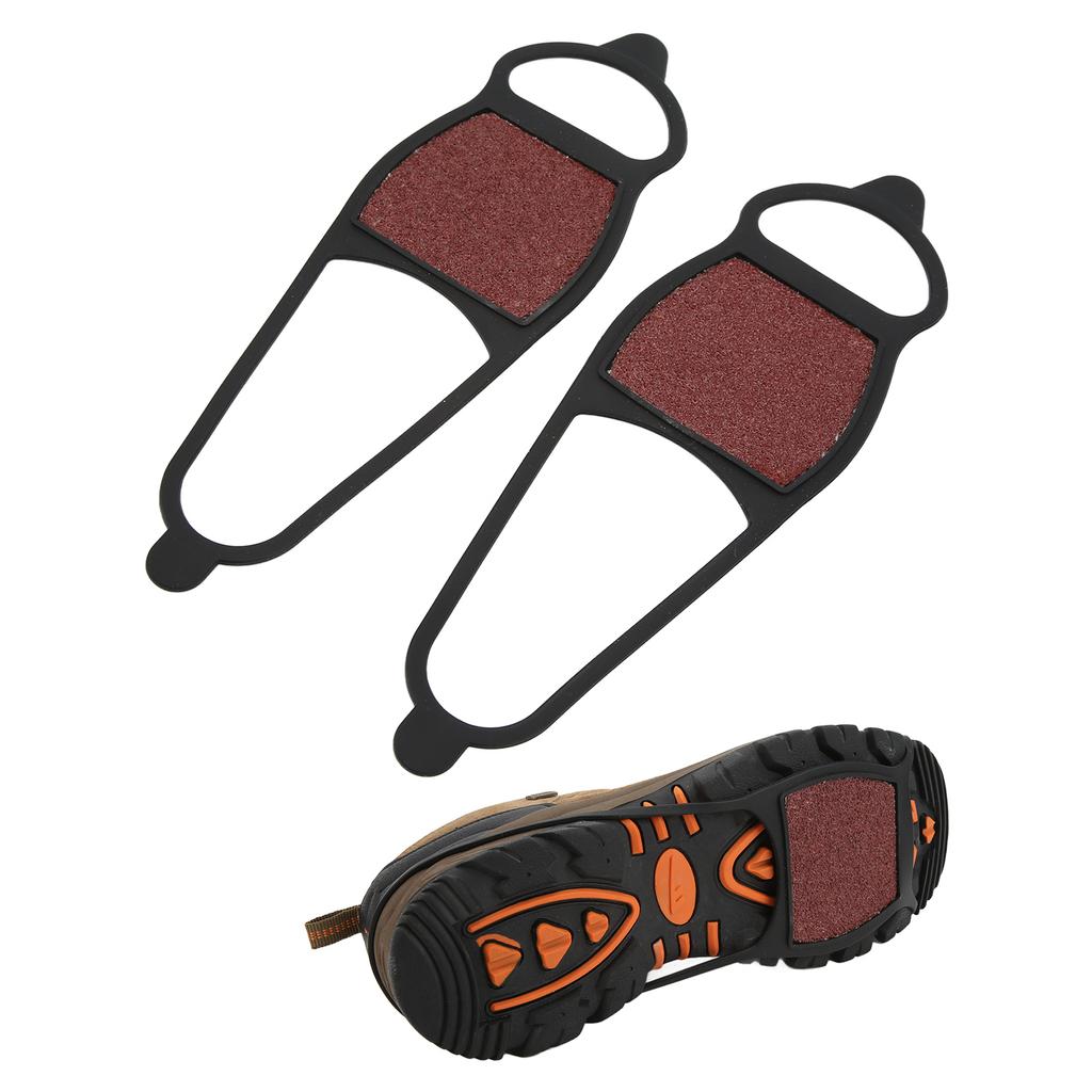 1 para Zimowe buty antypoślizgowe na lód i śnieg z gruboziarnistym piaskiem, raki trakcyjne, nakładki na buty