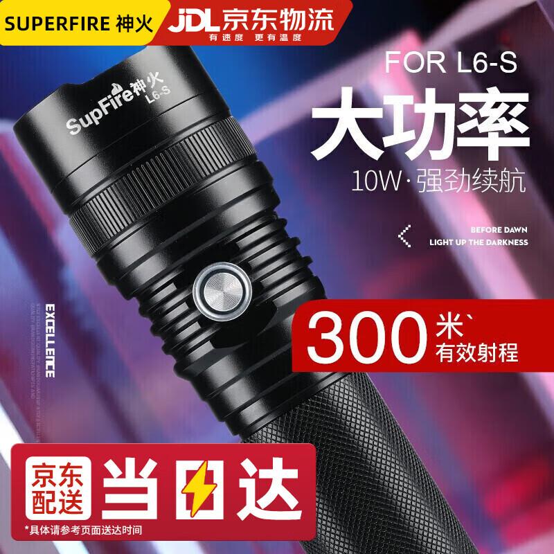 Shenhuo L6 Ultra Bright Rechargeable LED Flashlight