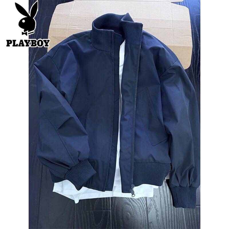PLAYBOY Men s Cleanfit Bomber Jacket 4XL