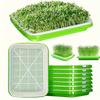 Growing Trays For Sprouting Seeds, Hydroponics Basket Soilless Seed Sprouter, Germination Tray Kit With Lid For Garden