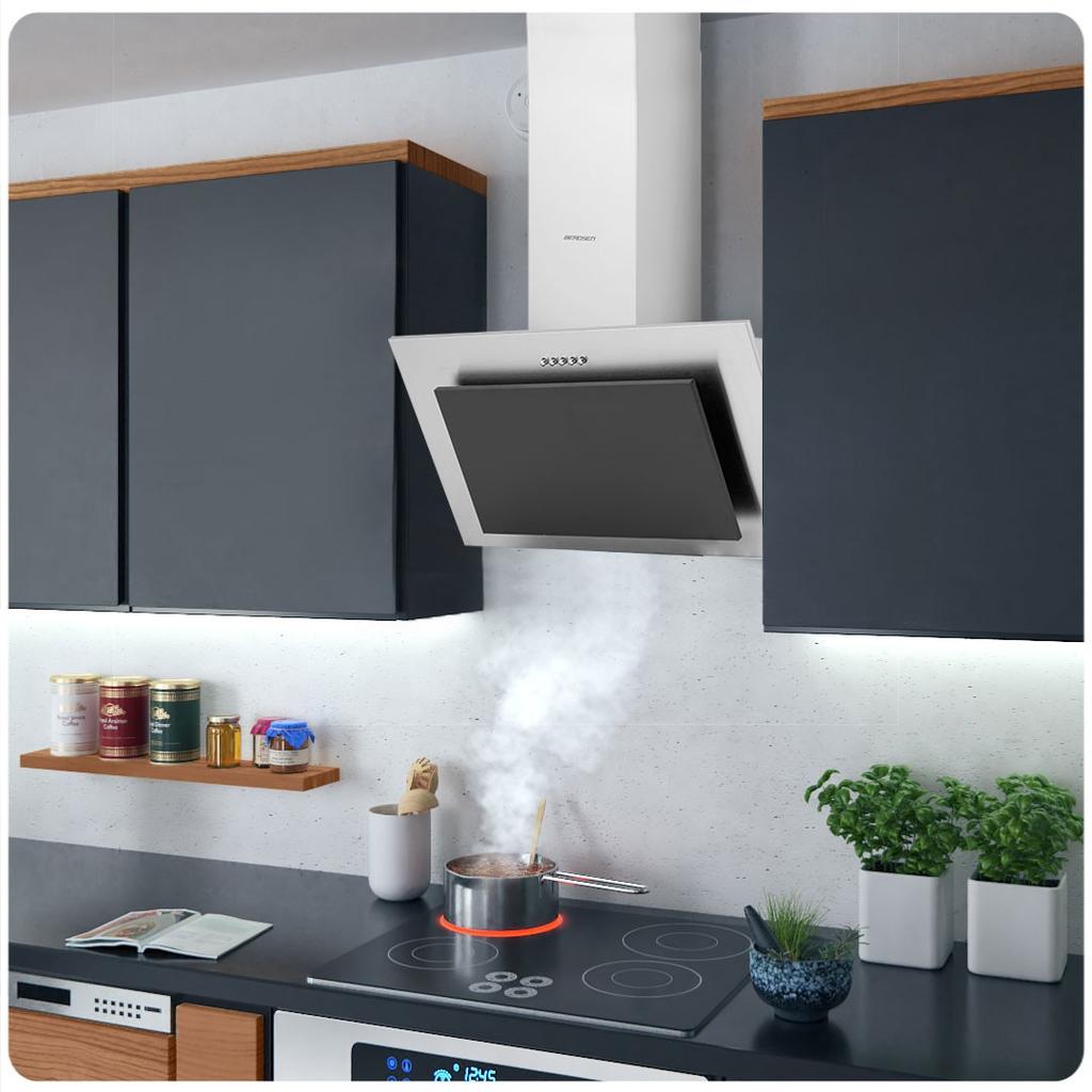 Stainless Steel Chimney Cooker Hood , &