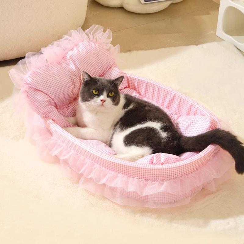 NEW Four Seasons Universal Cat Nest Pet Deep Sleep Kitten Chihuahua Indoor Bed Suitable for Small and Medium Sized Cats and Dogs