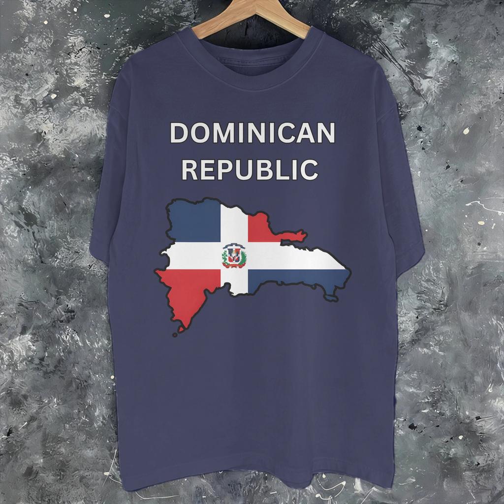 Unisex Women Graphic Print Dominican Republic  Tee T Shirt Pure Cotton  Tshirts Clothes