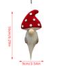 1/4/6PC Red Christmas Tree Tree Hanging Cute Hanging Pendants Party Long Beard Doll Pendants Christmas