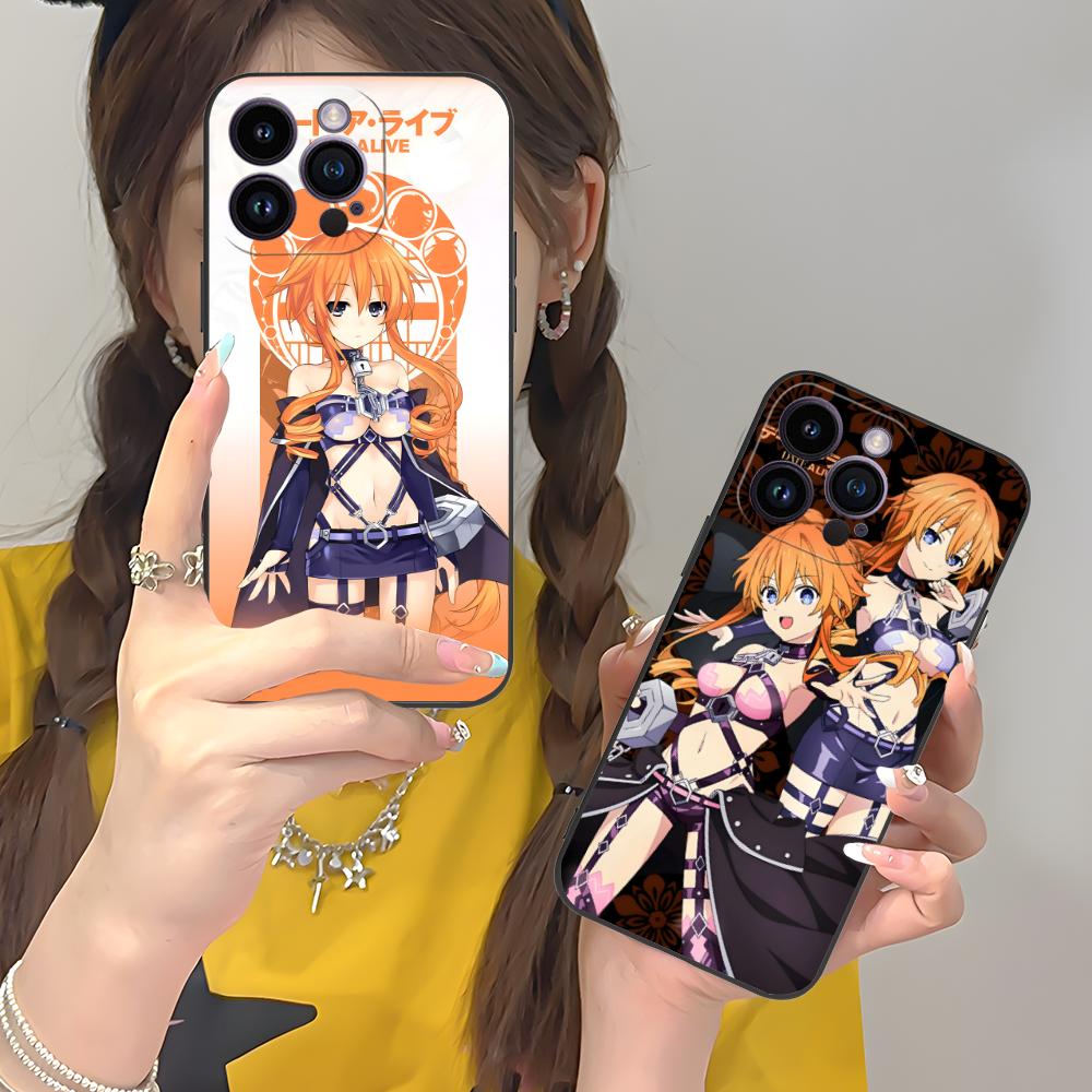 Date a Live Yamai Kaguya Matte Mobile Phone Case for iPhone 17 16 15 14 13 12 11 X XR XS 8 7 Air Pro Max Plus Mini Colorful